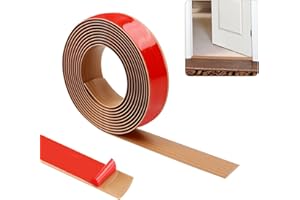 ZTVOWTO 400cm×5cm Threshold Strip,Carpet Door Trim Stripstrips, Floor Transition Strips, Self Adhesive Floor Door Divider Strip, Flat Laminate Profile Flooring Edge Trim Strip(Yellow Oak Wood Grain)