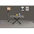 VOLERO' ; Extendable dining table,Achille Large Model, Lift-Up with Millimetric Height Adjustmen(Light Concrete Grey)