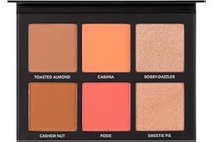 LaRoc Pro - Sculpt and Glow - 6 Shade Highlighter, Bronzer and Blusher Palette Pallett Makeup Cosmetic Beauty Colour Color Palette Eyeshadow Eye Shadow