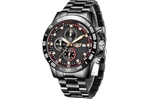 LIGE Orologio da uomo impermeabile in acciaio inossidabile orologio casual da uomo d'affari