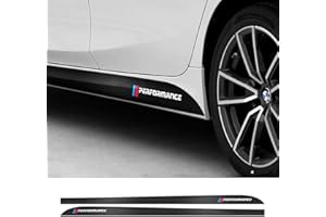 Careforyou Adesivi per tutti i modelli di auto B MW, B MW E90, E92, E93, F20, F21, F30, F31, F32, F33, F34, F15, F10, F01, F11, F02, G30 M, adesivi adesivi a strisce per bordo laterale (205 cm 5D)