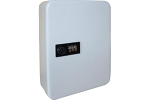 ‎MELSMETALL Melsmetall Schlüsselkasten Schlüsselschrank 49 Haken mit Zahlenschloss