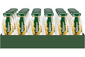 Zuegg Skipper Bar Succo di Frutta Gusto Ananas Senza Zuccheri Aggiunti, Linea Bar in Bottiglietta di Vetro - Bevanda a base di Succo di Ananas, 100% Ingredienti di Origine Naturale (200ml x 24 Pezzi)