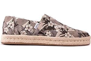 TOMS Mens Alpargata Rope Espadrilles Shoes Grey 8 UK