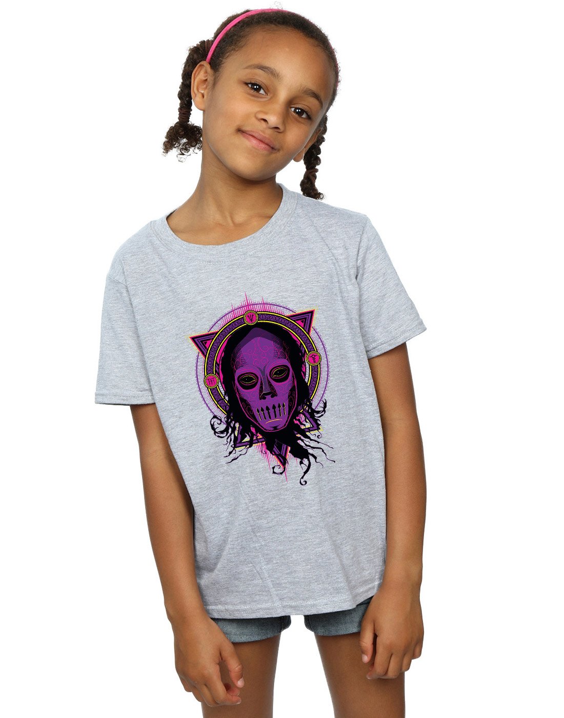 Absolute-Cult-Harry-Potter-Mdchen-Neon-Death-Eater-T-Shirt
