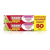 Cook Ekonomik B&uuml;y&uuml;k Buzdolabı Poşeti, 30 x 42 cm, 80 Yaprak, Şeffaf