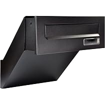 Cassetta Delle Lettere Da Incasso XXL - Colore Grigio Antracite Opaco RAL 7016, Lamiera Zincata, Per Spessore Muro 26-42 Cm
