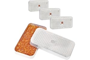 Żel krzemionkowy, środek osuszający, Easy Hood 4 x 40 g, wielokrotnego użytku, osuszacz powietrza do suszenia aparatu, ochrona przed wilgocią i pleśnią, szuflady, jedzenie, torby na aparat, pudełka do