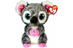 Ty Karli Koala Beanie Boos 15 cm | Czapka dla niemowląt Miękka pluszowa zabawka | Kolekcjonerski Przytulny wypchany miś