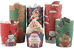 SingingWang Pirottini per Muffin Carta, Pirottini Muffin, 150 Pezzi, Cupcake Liners, cupcake topper per Cottura, Dolci, Feste, Natale e Compleanni, Dimensioni Standard