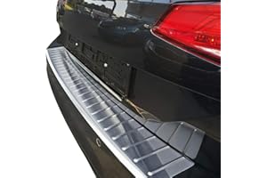 Recambo | Protector de Parachoques trasero | Compatible con VW Golf 7 Variant Combi | 2013-2017 | Acero Inoxidable Mate | Protección borde de carga