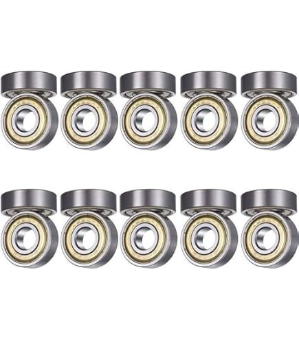 Cuscinetti A Sfera 608 ZZ - Confezione Da 40 Pezzi, 8x22x7 Mm, Per Skate E Scooter - Foto 9