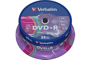 Verbatim DVD+R Colour 4.7 GB 25 pc(s)