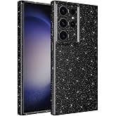 Coverzone Samsung Galaxy S25 Ultra ile uyumlu Z-Jelly Kılıf Kamera Korumalı Simli Işılıtılı Renkli Parlak Silikon Kapak-Siyah