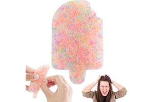 MOZKKIZ Eiscreme Picky Pad Anti Stress Spielzeug, Ice Cream Picking Pad für Erwachsene & Kinder, Sensorisches Spielzeug für Anti Skin Pickin, Skin Picking Fidget Toy, Skin Picking Fidget Toys for Antistress