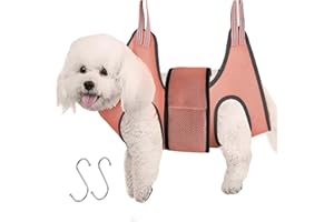 Eayoly Amaca Toelettatura per Cani E Gatti,Borsa da Toelettatura,Imbracatura Appendere per Taglio delle Unghie,Imbracatura per Toelettatura per Cani per La Cura di Unghie E Orecchie (M-78 * 51cm)