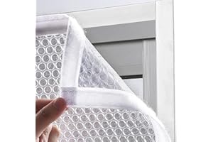 SANJIAOJIA Thermal Insulated Window Cover Curtain,Bubble Winter Keep Warm Draperies Cold Protection Windproof Blackout Curtains,Window Insulation Kit,Translucent Window Film,Custom (80x100cm(32x39in))