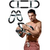 2X POWER (25-50KG) Ayarlanabilir &Ccedil;ift Metal Yaylı G&ouml;ğ&uuml;s & Kol Full Body Egzersiz Aleti Fitness Bar