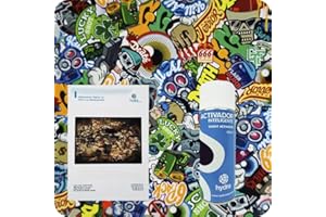 ‎HYDRA WATER TRANSFER PRINTING BASIC Wassertransferdruck Starter Set Hydro Dipping Kit: Aktivator Spraydose 400 ml + Grundlegende Bedienungsanleitung + Wassertransferdruck Folie Breite: 50cm. Länge: 800cm (HOT-117)