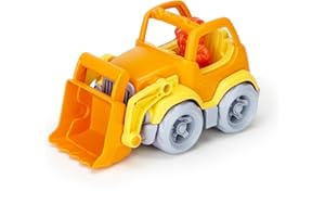 Green Toys Scooper Construction Truck, Orange/Yellow, 4.5 in*7.5 in*4.5 in
