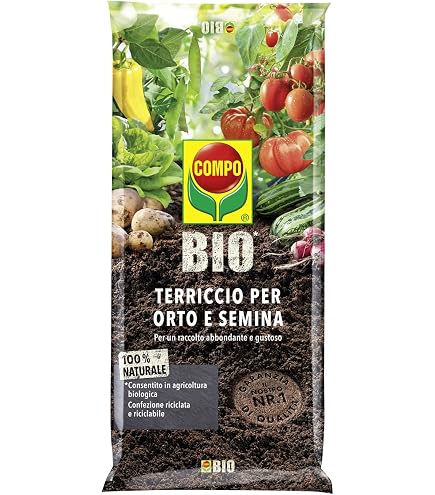 Neudorff Kokohum Terriccio In Fibra Di Cocco: Mattonella Da 7 Litri, Senza Torba, Fertilizzante Organico, Per Piante E Fiori