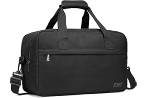 Kono Bolsa de Viaje Ligero 40x20x25 Ryanair Equipaje de Mano con Correa para el Hombro 20L (Gris)