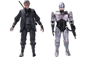 Hiya Toys Robocop 3 : Robocop vs Otomo PX Edition Lot de 2 Mini Figurines d'action exquises à l'échelle 1:18, Multicolore