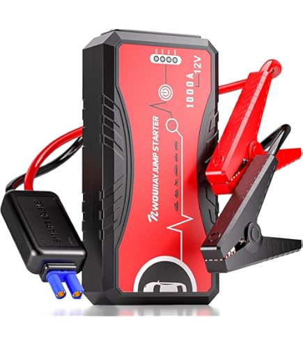 Avviatore Auto Emergenza 1200A 13200mAh - Per Auto 12V Benzina/Diesel, Torcia LED, USB QC 3.0 - Foto 6