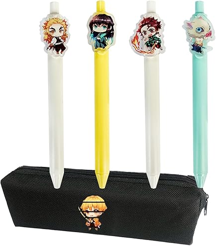 Penna Gel Anime A Forma Di Spada - Modello Arma, Con Ricarica E Supporto, Per Collezione E Scrittura