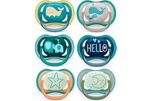 Philips Avent Smoczek 18 miesięcy + Mix // 6-częściowy zestaw // w zestawie 3 pudełka do sterylizacji