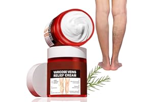 UJOOGBU Varicose Veins Relief Cream,Varicose Veins Treatment for Legs,Varicose Veins Cream,Varicose Veins Treatment Cream,Vein Cream for Legs,Cream for Varicose Veins In Legs,Spider Veins Repair Cream,80g