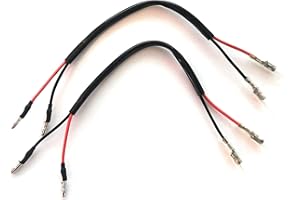 SIMDA PRO JEC20 Câble adaptateur de clignotant pour moto, avec fiche à 2 broches rondes de 3,5 mm