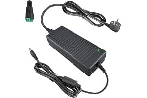 Strömförsörjning 24 V 2,5 A 60 W AC/DC Universal, DC-kontakt 5,5 x 2,5 mm & 5,5 x 2,1 mm, kompatibel med bildskärm, router, p