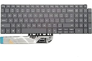 KBRPARTS Replacement Keyboard for Dell inspiron 15 3501 3502 5501 5502 5508 5584 5590 5593 5594 5598, inspiron 15 7500 7501 7590 7591 Series Laptop Black Frame with Backlit US Layout