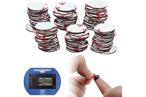 BDSHUNBF Pack of 100 Replacement Adhesive Pads Set, Compatible with Electronic Parking Disc, Double-Sided Special Adhesive for Windscreen, Adhesive Pads Parking Meter, Adhesive Sticker Glass Kit