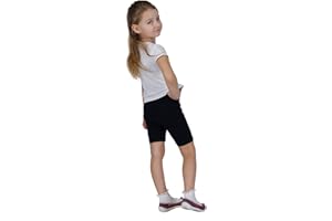 Jandaz Girls Cotton Cropped or Shorts Leggings Sizes 3 Years- 12 Years