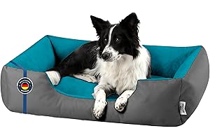 BedDog Hundebett XL - Hundekissen - Hundekorb - Hundecouch - Hundesofa - Bezug abziehbar, Waschbar, für Mittel-Große Hunde