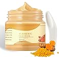 Turmeric Vitamin C Clay Mask, Face Mask with Kaolin for Deep Cleansing Pores, Improves Blackheads Dark Spots, Acne, Skin Care Facial Mask Tightens Skin and Evens Skin Tone