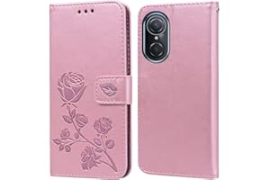 PKQTOP Coque pour Huawei Nova 9 SE Housse,Fonction de Support,Fente pour Carte,Silicone TPU,Flip Étui Case pour Huawei Nova 9 SE