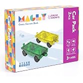 Magly Magnetic Cars Manyetik Ara&ccedil; Oyun Seti - &Ccedil;ocuklar İ&ccedil;in Manyetik Yapı Blokları Araba Eklentisi