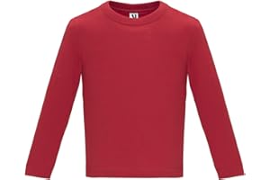 ROLY Camiseta Baby 7203, Ropa Bebe, Camiseta Manga Larga, Camiseta Manga Larga niño, Camiseta Manga Larga niña, Camisetas Manga Larga niño, Camiseta Negra niña, Camiseta roja, Camiseta Blanca niña
