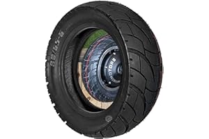 MOOVMOOV Electric Scooter Tyre 80/65-6 (10x3) Compatible with Dualtron Victor, Zero 10x, Kaabo Mantis 10 (Pro), Others - Install with Inner Tube | For 10 Inch Wheels