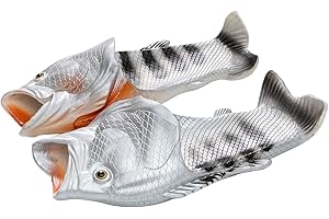 TUOJINRUIDA Pantoufles amusantes en forme de poisson et de homard - Unisexe - Pour homme ou femme - Pour la maison de plage, la douche, les heures de détente au bord de la piscine, les promenades en