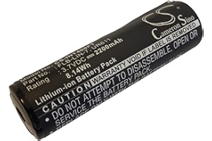 vhbw Batterie Compatible avec Inova T4 (Old Style), T4 Lights (Old Style) Lampe de Poche, frontrale (2200mAh, 3,7V, Li-ION)