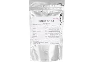 MOARA Mezcla para Gofre belga, Pancakes y Waffles. Sin Gluten. Vegano 200g