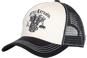 King Kerosin Męska czapka z daszkiem | bawełna | czapka z siateczki | czapka snapback z siateczką | czapka z daszkiem z regulacją rozmiaru | zima / lato silnik kalifornijski