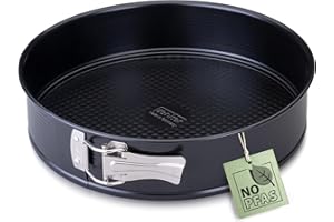 Zenker Teglia con fondo piatto Perfect Black Ø 30 cm – Stampo di alta qualità in lamiera d'acciaio, rivestimento antiaderente, resistenza al calore: +230 °C, Made in Germany