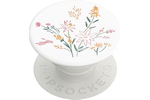 PopSockets: PopGrip con Parte Superior Intercambiable para teléfonos y tabletas, Wild Blooms