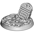 EnderToys Gravestone Bases (x10), Bits and Accessories for 28-32mm Tabletop Wargame Miniatures, 3D Printed and Paintable