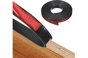 ‎QUARKZMAN QUARKZMAN Kantenumleimer Selbstklebend, 15mm x 4m Flexibles Kantenschutz Selbstklebend U-Förmig TPE Kantenband für Schrankkanten, Abschlussleiste, Arbeitsplatten, Schwarz